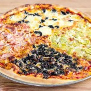 Delicious pizza recipe, based on famous Italian recipe Quattro Stagioni | BakingGlory.com