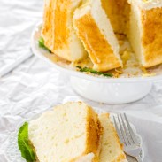 Easy lemon cake topped with a delicious lemon glaze.