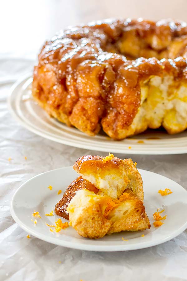 Orange monkey bread for those not afraid of going into sugar overload