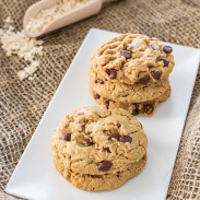 A great combination of peanut butter and chocolate chips make these cookies for a perfect breakfast